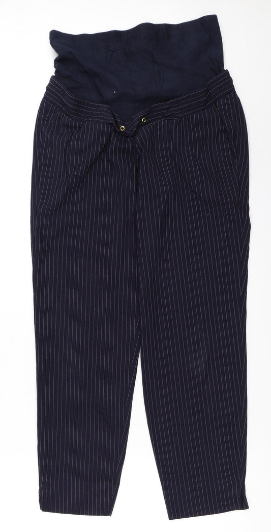 Womens UK Size 36 H&M Regular Fit  Blue Trousers