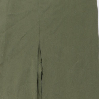 Womens UK Size 12 Anna Rose Regular Fit  Green Trousers