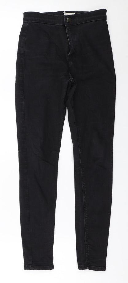 Topshop Womens Black   Skinny Jeans Size 28 in L32 in