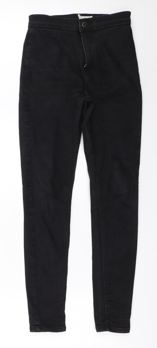Topshop Womens Black   Skinny Jeans Size 28 in L32 in