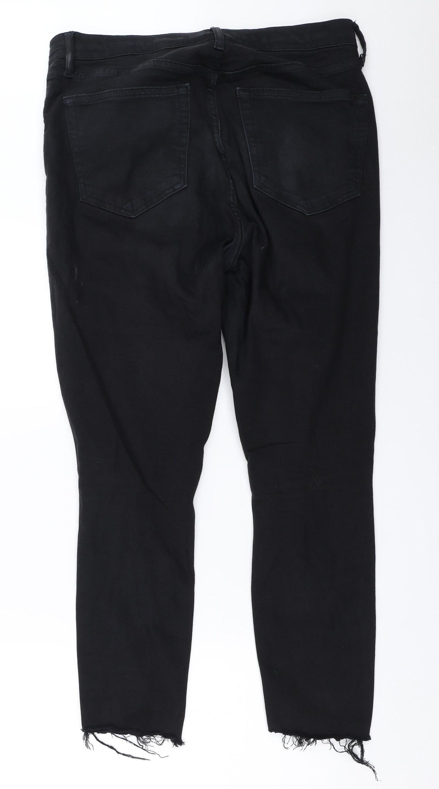 Topshop Womens Black   Skinny Jeans Size 32 in L34 in