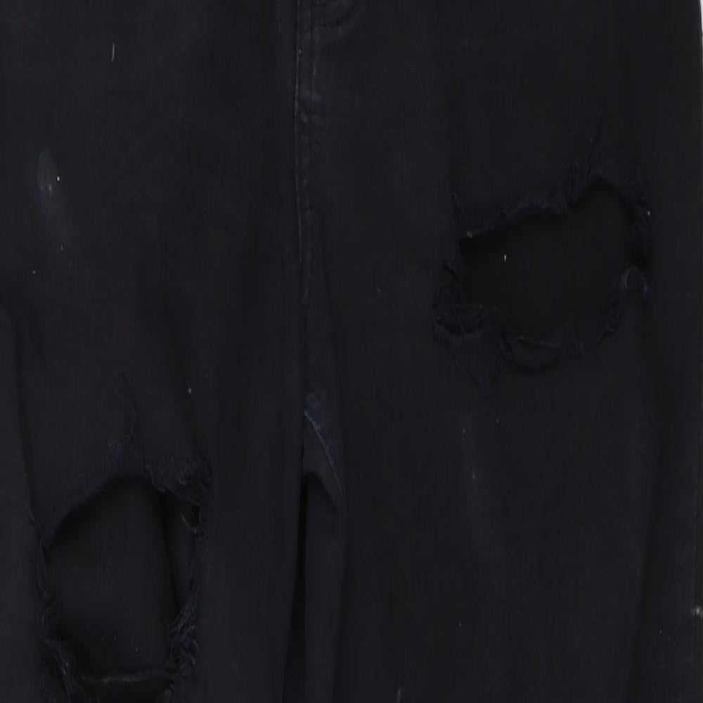 Topshop Womens Black   Skinny Jeans Size 32 in L34 in