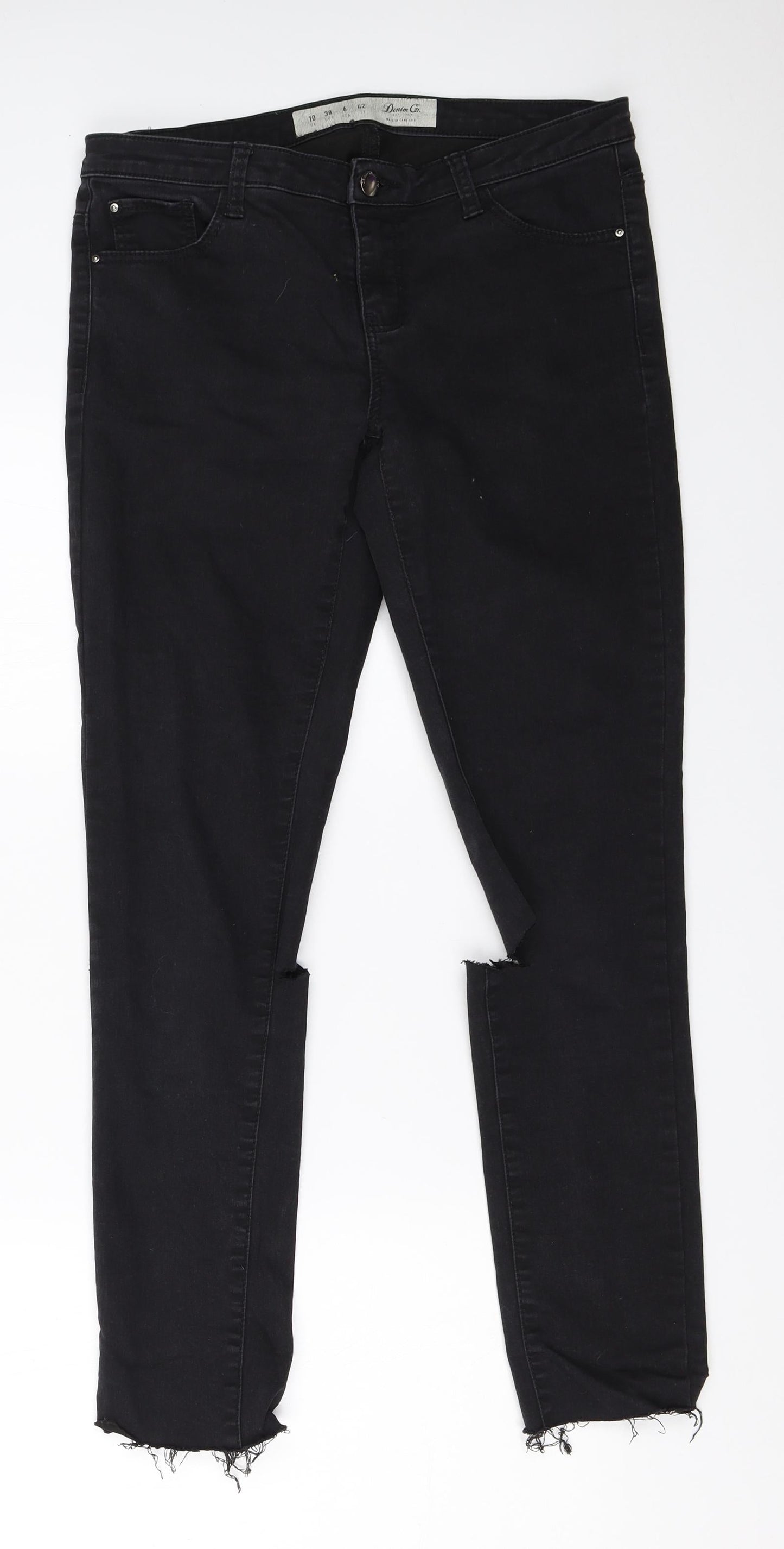 Primark Womens Black   Skinny Jeans Size 10 L27 in