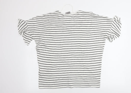 Womens UK Size L VERO MODA White Pullover Jumper