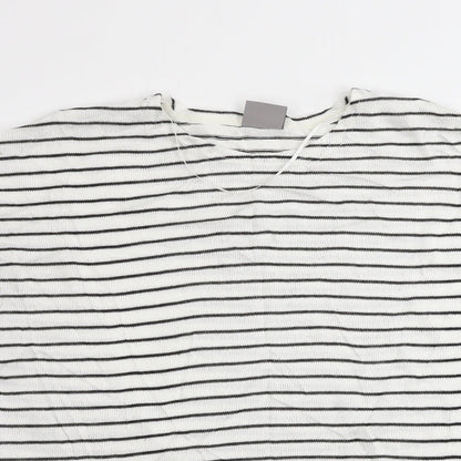 Womens UK Size L VERO MODA White Pullover Jumper
