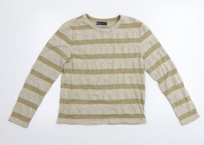 Womens UK Size 14 Marks and Spencer Beige Pullover Jumper