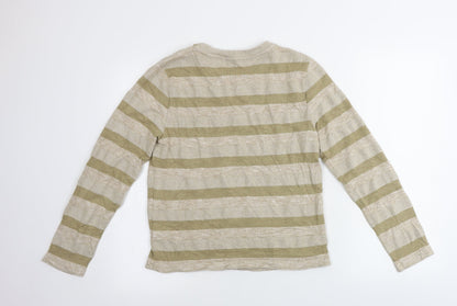 Womens UK Size 14 Marks and Spencer Beige Pullover Jumper