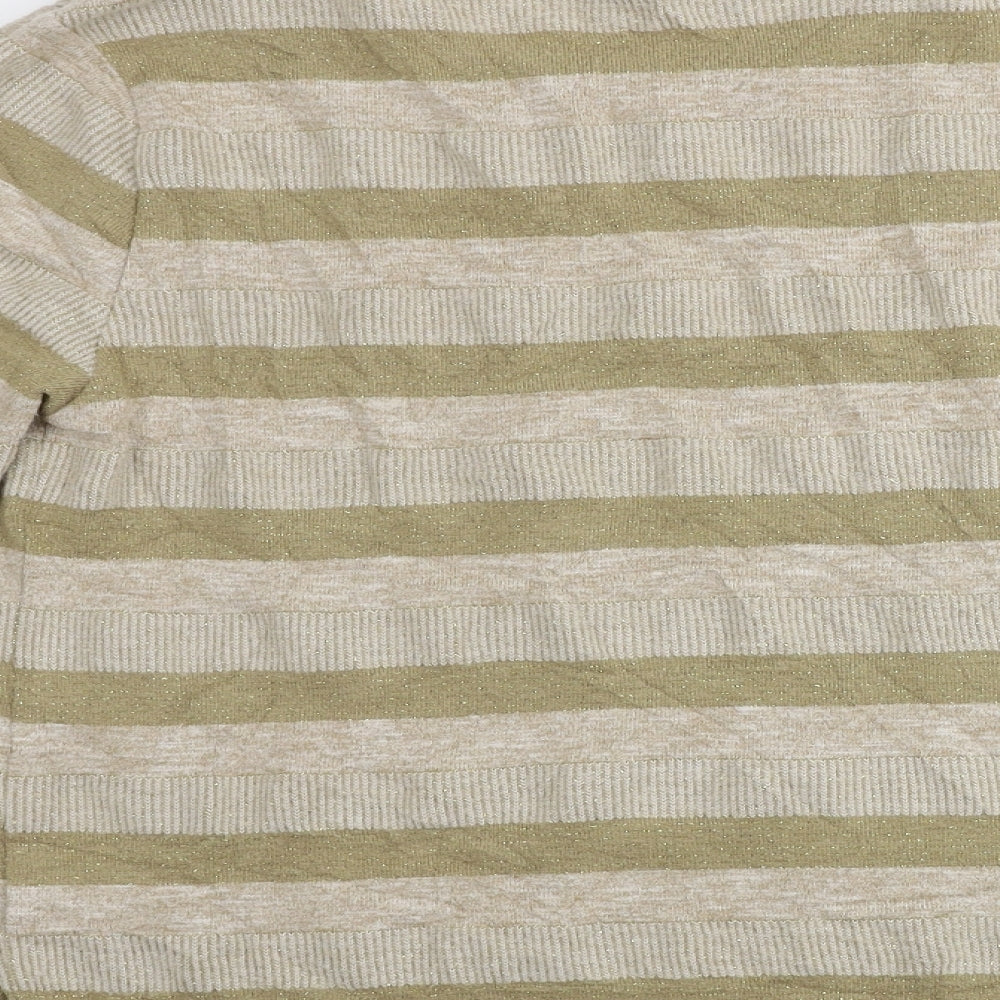 Womens UK Size 14 Marks and Spencer Beige Pullover Jumper