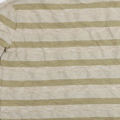 Womens UK Size 14 Marks and Spencer Beige Pullover Jumper