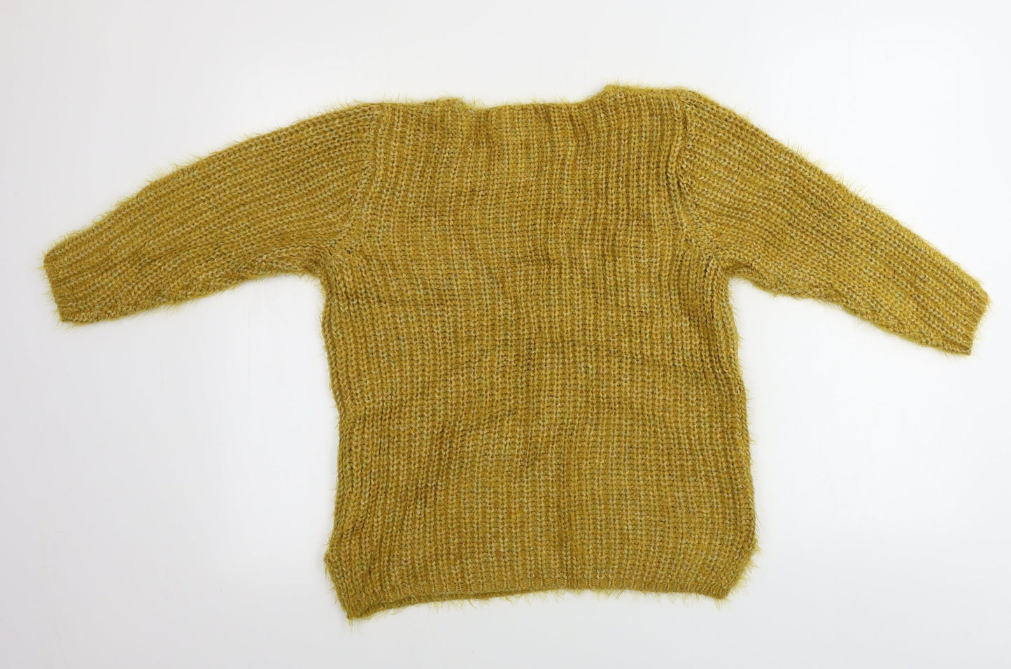 Womens UK Size 8 Marks and Spencer Yellow Pullover Jumper
