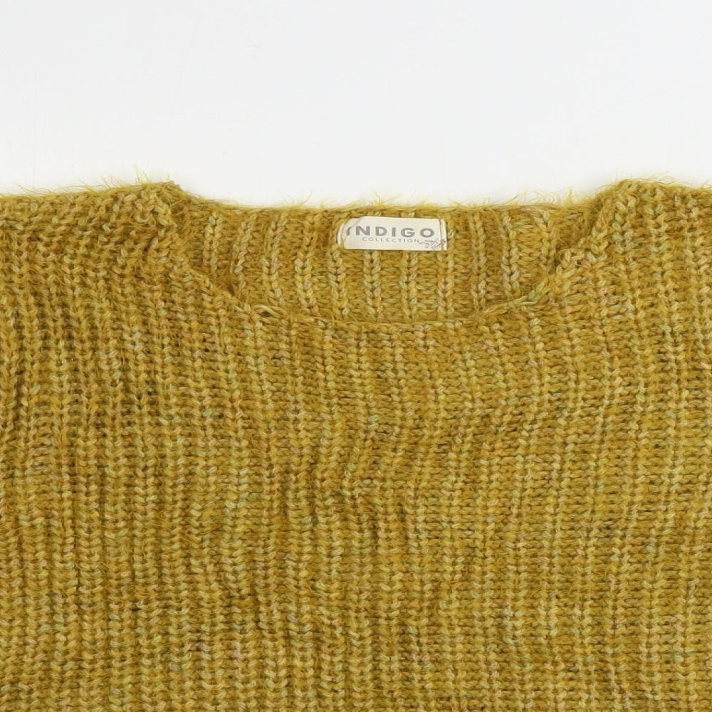 Womens UK Size 8 Marks and Spencer Yellow Pullover Jumper