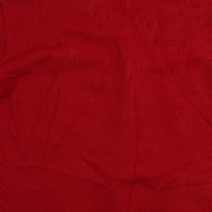 Womens UK Size M Florida Red Cardigan Jumper