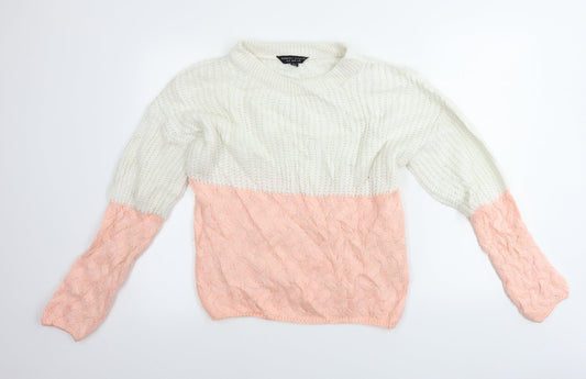 Womens UK Size S Dorothy Perkins Pink Pullover Jumper