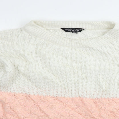 Womens UK Size S Dorothy Perkins Pink Pullover Jumper