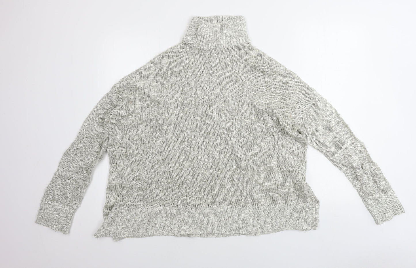 Womens UK Size L New Look Grey Pullover Jumper