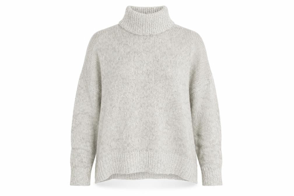 Womens UK Size L New Look Grey Pullover Jumper