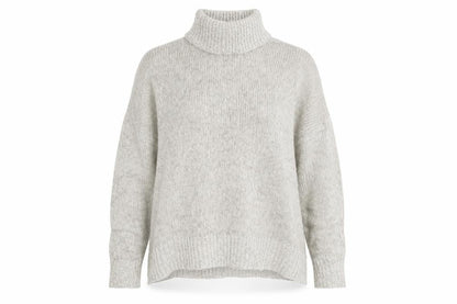 Womens UK Size L New Look Grey Pullover Jumper