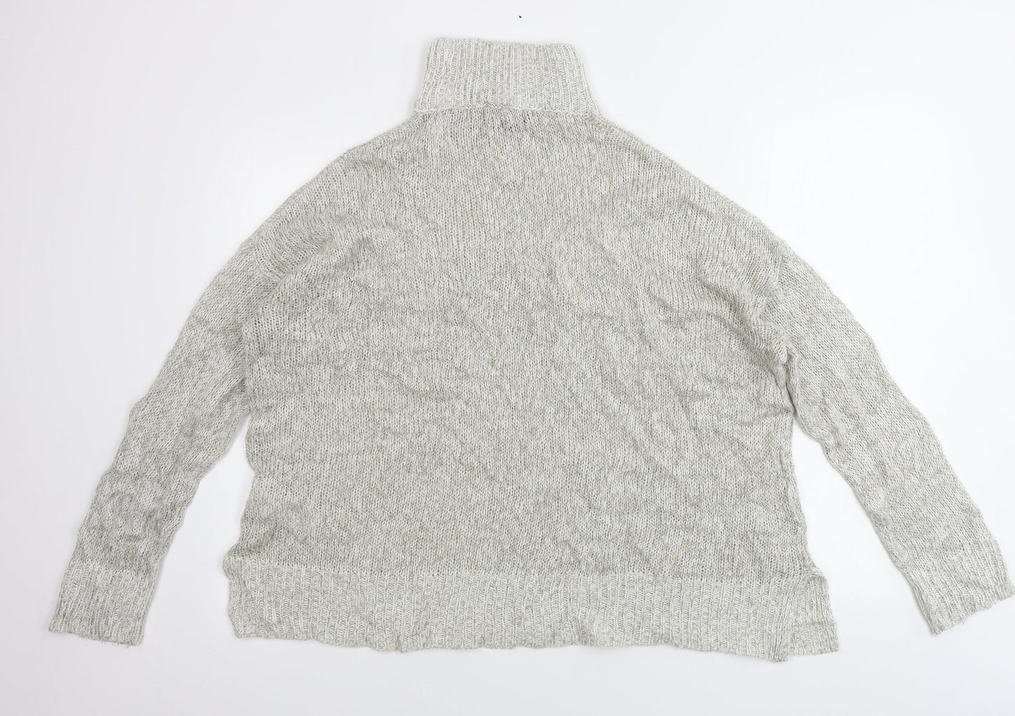 Womens UK Size L New Look Grey Pullover Jumper