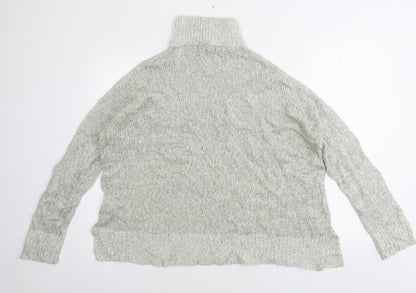 Womens UK Size L New Look Grey Pullover Jumper