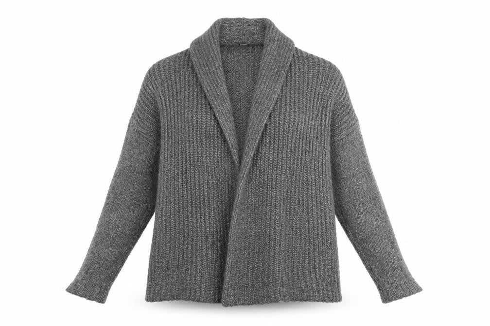 Womens UK Size S Gap Grey Cardigan Jumper