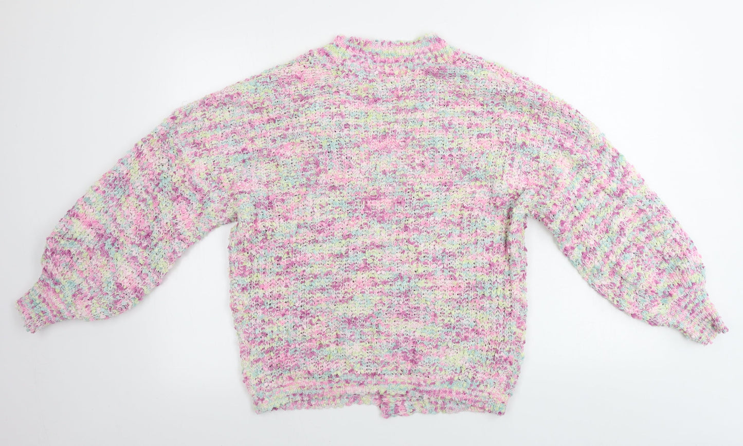 Womens UK Size S Lauren Taylor Pink Cardigan Jumper