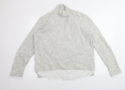 Womens UK Size L Papaya Grey Pullover Jumper