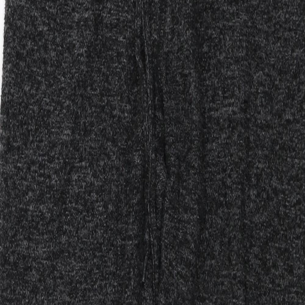Womens UK Size 10 Topshop Regular Fit Sweatpants Black Trousers