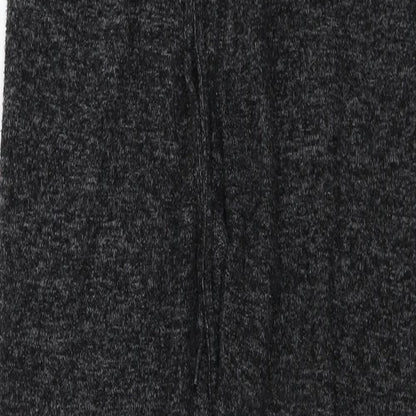 Womens UK Size 10 Topshop Regular Fit Sweatpants Black Trousers