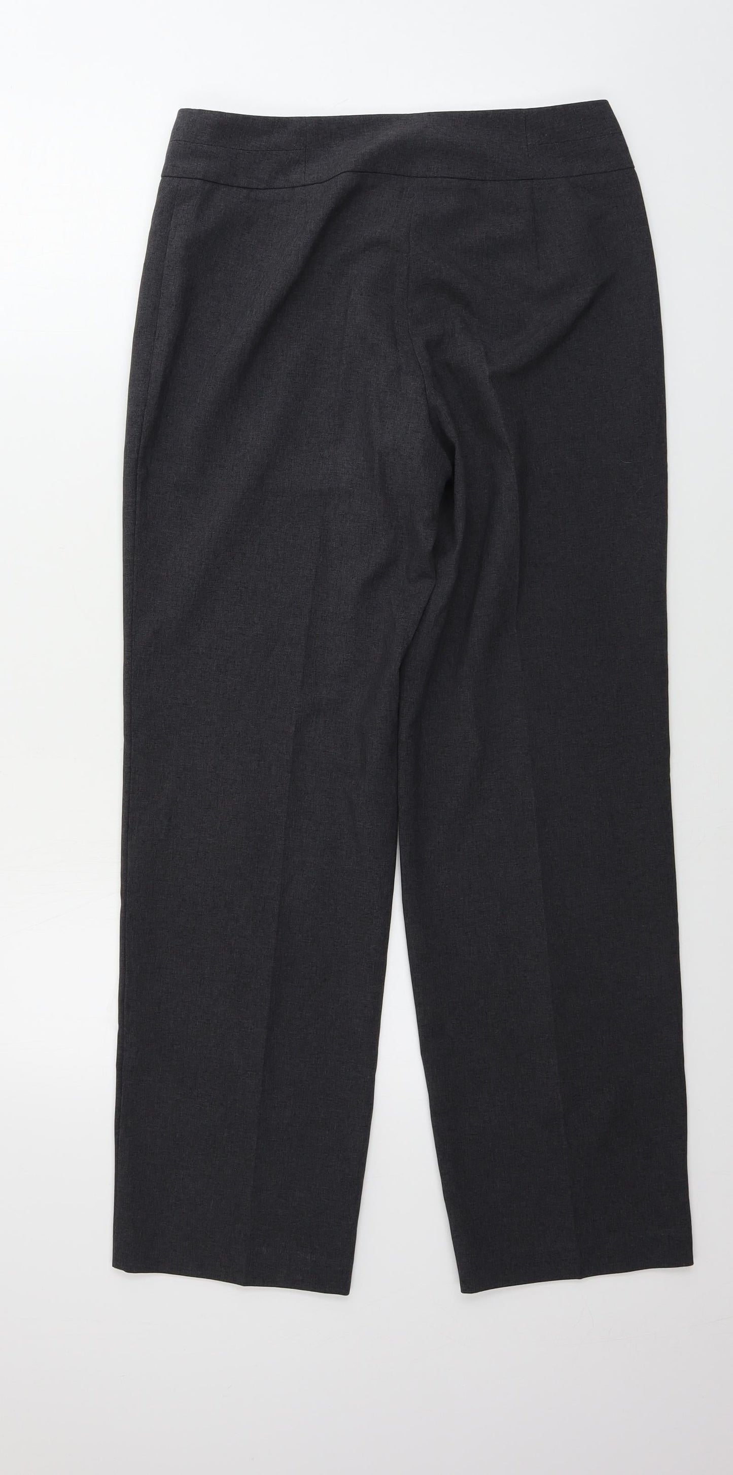 Womens UK Size 10 Marks and Spencer Regular Fit  Grey Trousers