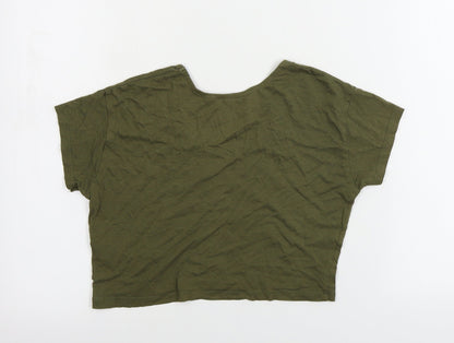 New Look  Girls Green   Cropped T-Shirt Size 9 Years