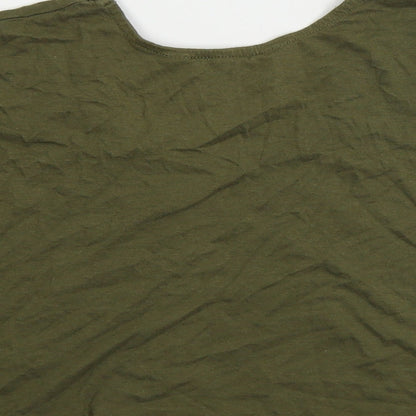 New Look  Girls Green   Cropped T-Shirt Size 9 Years