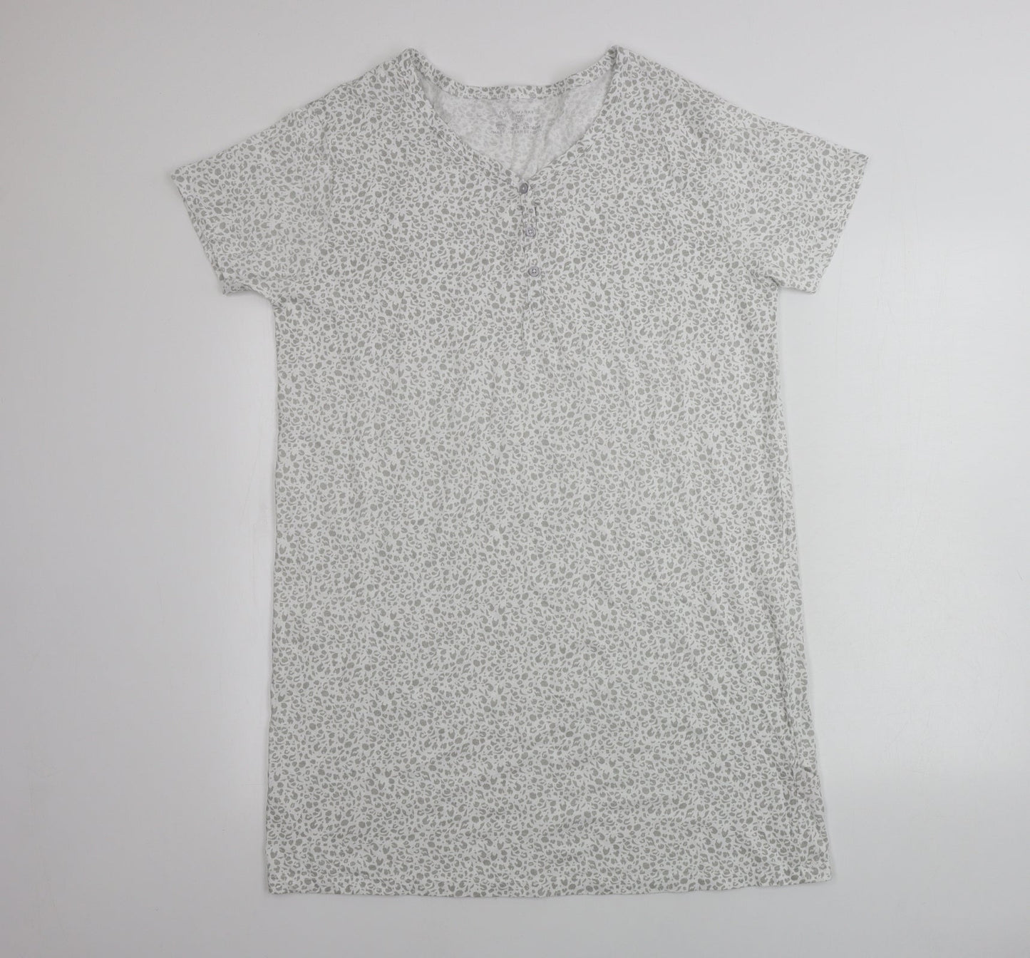 Primark  Womens White Animal Print  A-Line  Size S