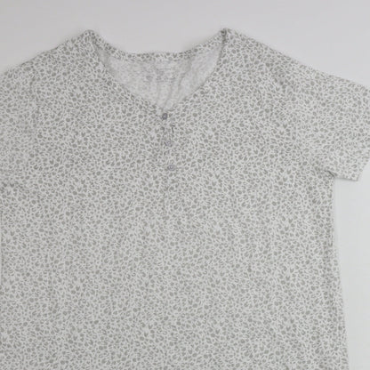 Primark  Womens White Animal Print  A-Line  Size S