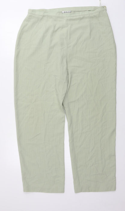 Womens UK Size 18 Berkertex Regular Fit Sweatpants Green Trousers