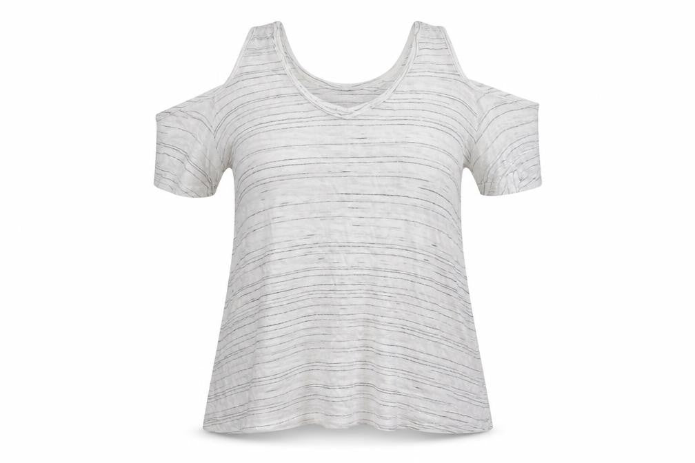 Womens UK Size 12 New Look White Basic T-Shirt
