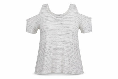 Womens UK Size 12 New Look White Basic T-Shirt