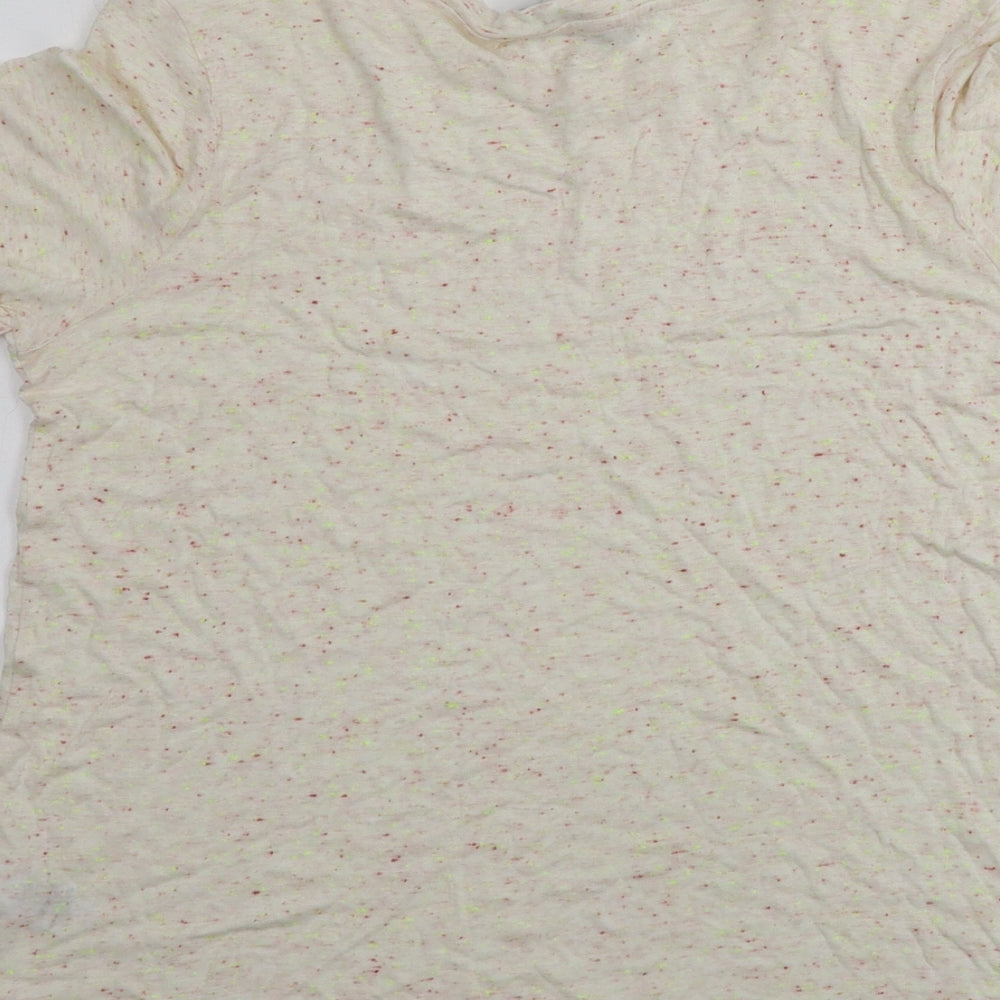 Womens UK Size 12 NEXT Beige Basic T-Shirt