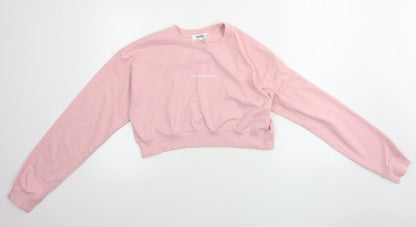 Womens UK Size 14 Missguided Pink Pullover Jumper