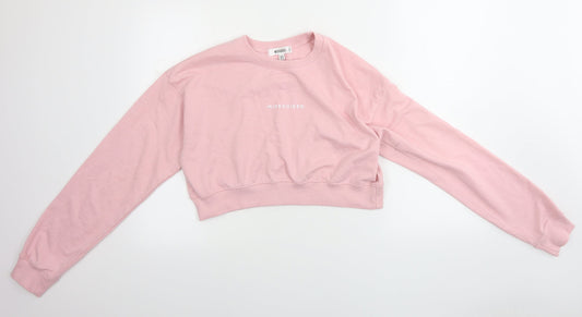 Womens UK Size 14 Missguided Pink Pullover Jumper