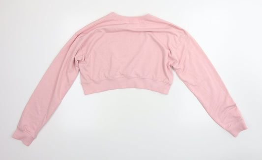 Womens UK Size 14 Missguided Pink Pullover Jumper
