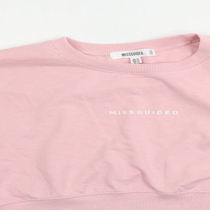 Womens UK Size 14 Missguided Pink Pullover Jumper