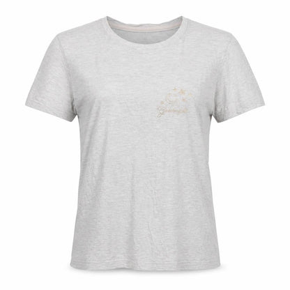 Womens UK Size S New Look Grey Basic T-Shirt