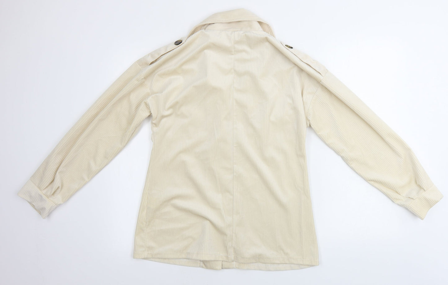 Boohoo  Womens Beige   Jacket Blazer Size 8