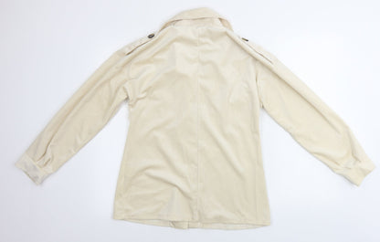 Boohoo  Womens Beige   Jacket Blazer Size 8
