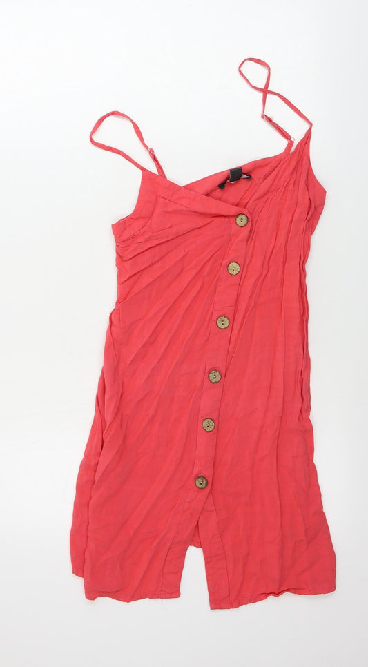 Primark  Womens Pink   Basic Button-Up Size 8