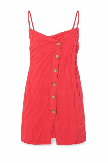 Womens UK Size 8 Primark Pink Basic Button-Up