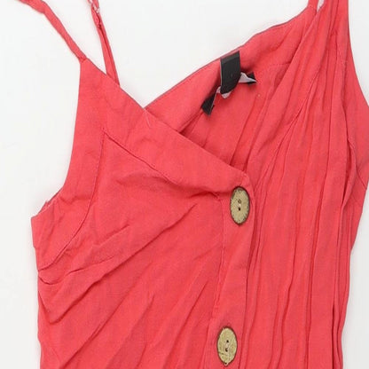 Primark  Womens Pink   Basic Button-Up Size 8