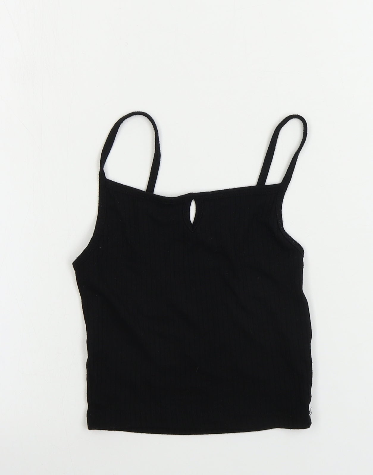 Primark  Womens Black   Cropped T-Shirt Size 4