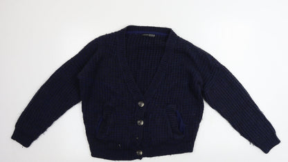 Womens UK Size 10 Atmosphere Blue Cardigan Jumper