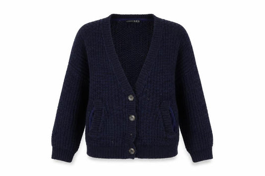 Womens UK Size 10 Atmosphere Blue Cardigan Jumper